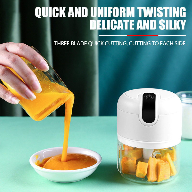 Baby Food Maker Blender - Multifunctional Blenders Electric Household Garlic Masher