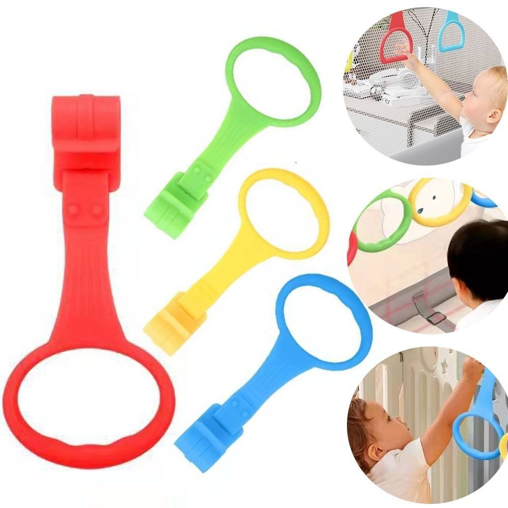 Baby Walker Activity - 1/4pcs Comfortable Plastic Playpen Pull Ring