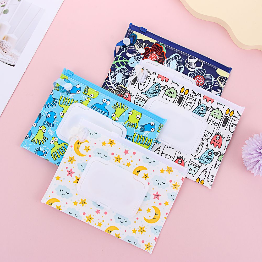 1Pcs Portable Wet Wipes Bag Fl - Baby Products Carry Bag review and price