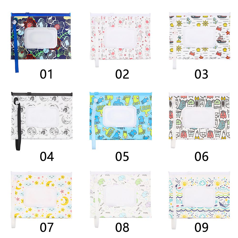 Portable Flip Cover Wet Wipes  - Baby Products Carry Bag review and price