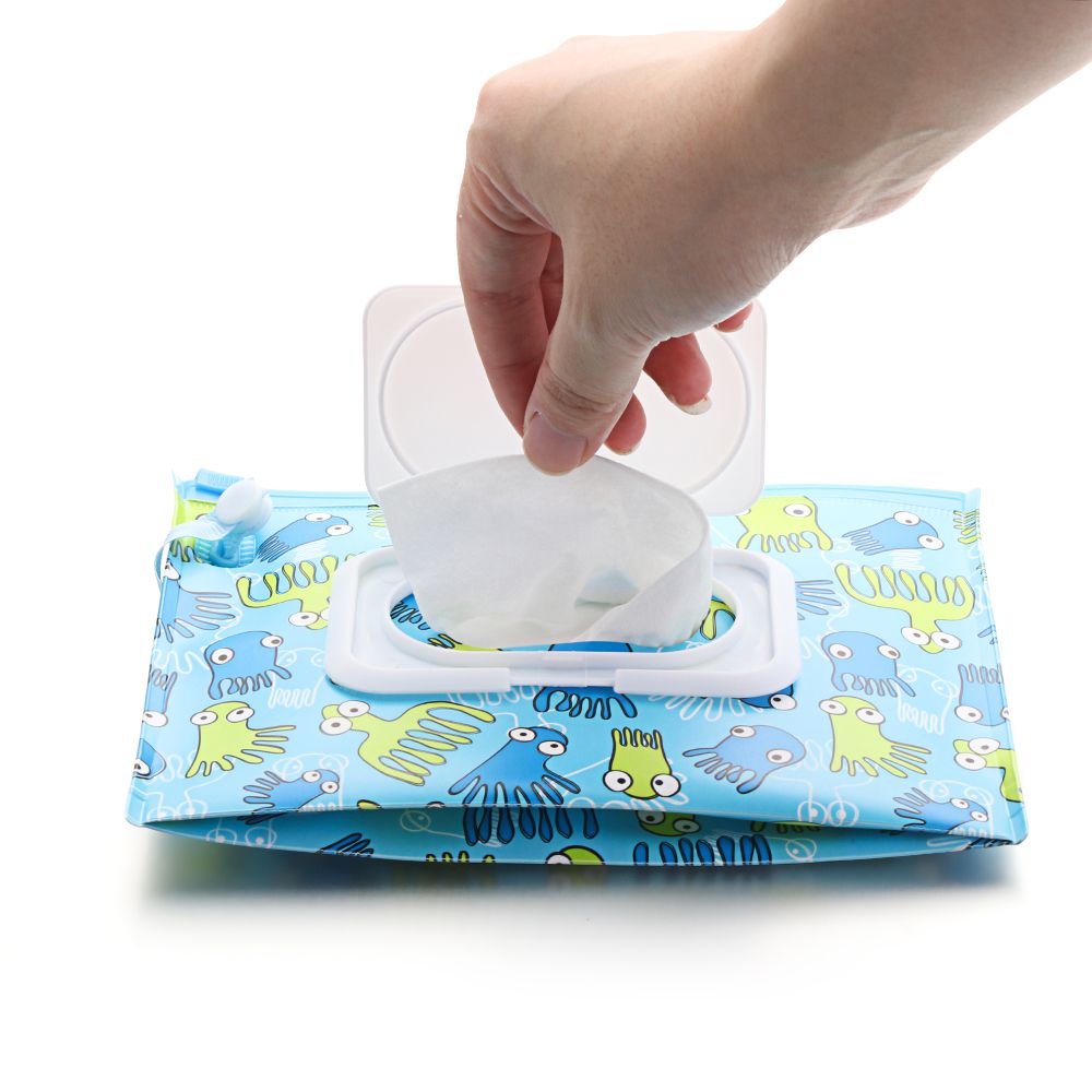 Portable Flip Cover Wet Wipes  - Baby Products Carry Bag review and price