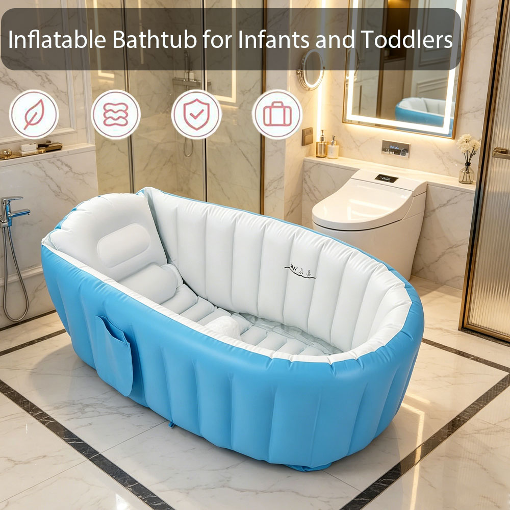Inflatable Baby Bathtub with A - Baby Bath Tub Foldable review and price