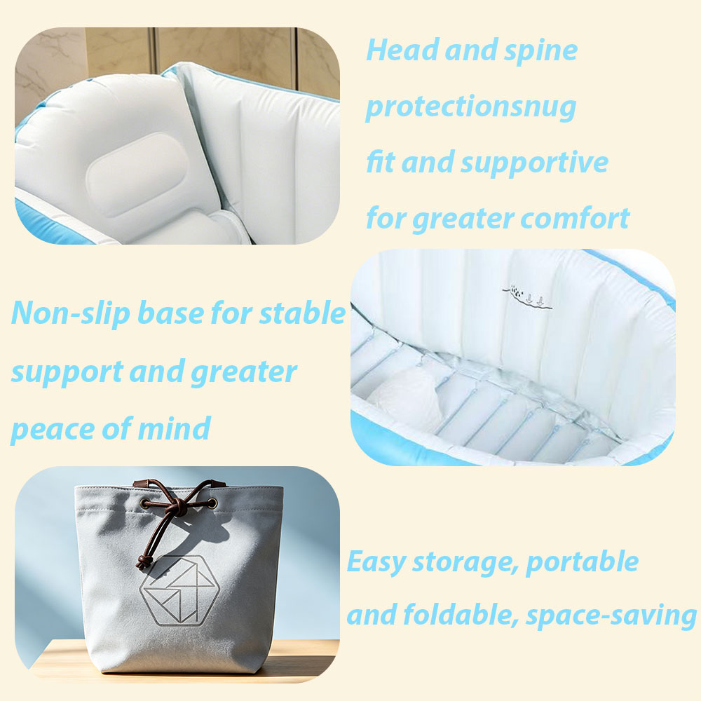 Inflatable Baby Bathtub with A - Baby Bath Tub Foldable review and price
