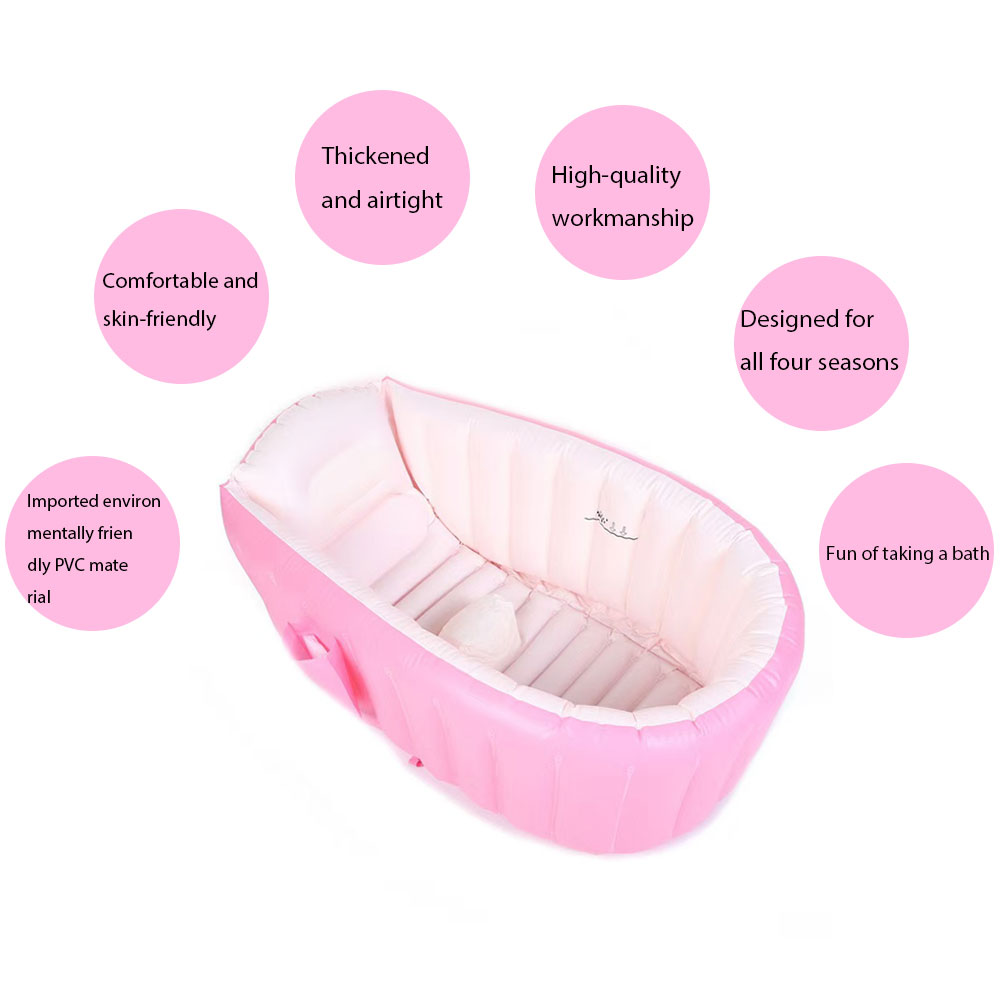Inflatable Baby Bathtub with A - Baby Bath Tub Foldable review and price