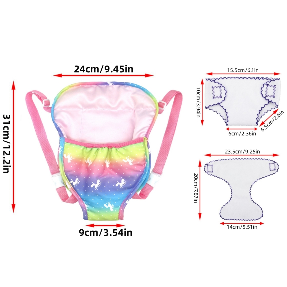 2pcs Doll Diaper Underwear and - Baby Products Carry Bag review and price